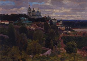 Catedral en Vyatka, 1916 de Apollinari Mikhailovich Vasnetsov
