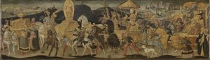 Marcha de Darío a la batalla de Isso
La salida de Darío hacia la batalla de Isso de Apollonio di Giovanni (workshop of)