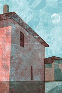 Reflejo de la casa a la luz de la luna de Apostrofo Design