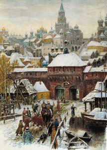 Moscú en el siglo XVII, finales del siglo XIX - principios del siglo XX de Appolinari Mikhaylovich Vasnetsov
