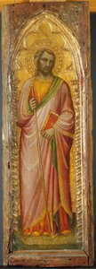 Un Santo, Posiblemente Santiago el Mayor, 1384-85 de Aretino Luca Spinello or Spinelli