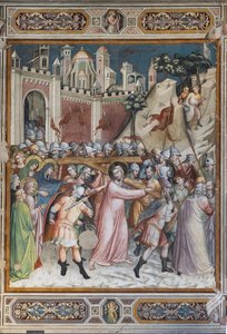 Escenas de la vida de Cristo: Subida al Calvario de Aretino Luca Spinello or Spinelli