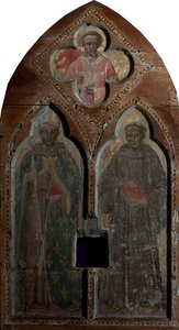 San Luis de Tolosa y San Antonio de Padua con San Esteban de Aretino Luca Spinello or Spinelli