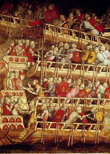 La historia del Papa Alejandro III (1105-81): La flota veneciana victoriosa sobre la del emperador Federico Barbarroja (c.1123-90) 1407