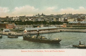 Darsena docks, Puerto Madero, Buenos Aires, Argentina (coloured photo) de Argentinian Photographer