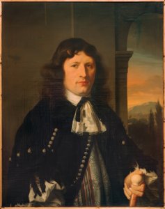 Retrato de un caballero, medio cuerpo hacia la derecha de Arie de Vois