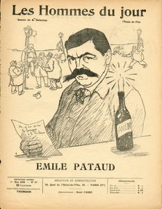 Portada de "Les Hommes du jour", satírico en N & B de Aristide Delannoy