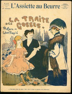 Portada de The Butter Plate, número 306, Satírico en colores de Aristide Delannoy