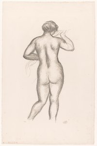 Desnudo femenino visto desde atrás
Femme nue de dos (título original) de Aristide Maillol (signed by artist)