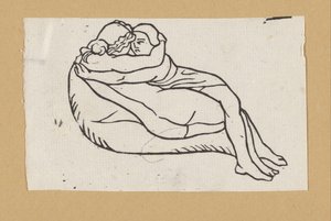 Daphnis und Chloë zusammen liegend