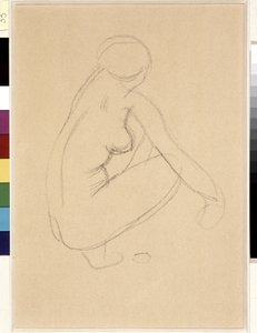 Desnudo en cuclillas de Aristide Maillol