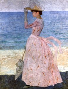 Mujer con la sombrilla, 1900 de Aristide Maillol