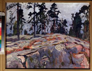 Finlandia. Pintura de Arkadi (Arkady) Alexandrovich Rylov (1870-1939), óleo sobre lienzo de Arkadij Aleksandrovic Rylov