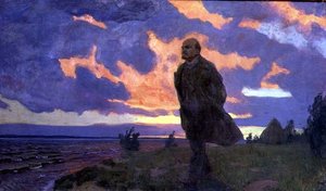 Vladimir Ilyich Lenin (1870-1924) en la Orilla