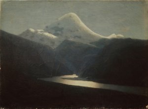 En el Monte Elbrus, 1870s de Arkhip Ivanovich Kuindzhi