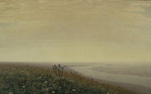 El río Dniéper por la mañana, 1881 de Arkhip Ivanovich Kuindzhi