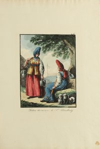 Lecheras de Petersburgo, 1817 de Armand Gustave Haubigant