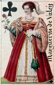 Representación de Margarita de Valois (1553-1615) conocida como Reina Margot (detalle) de Armand Gustave Houbigant
