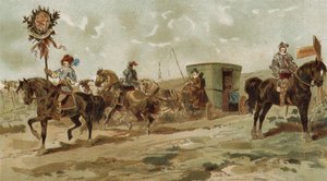 Carruaje de Rubens, Países Bajos Españoles, principios del siglo XVII de Armand Jean Heins