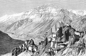 Dankar, Lahul y Spiti, India, 1895 de Armand Kohl