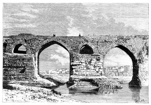 El Puente de Dezful, Irán, 1895