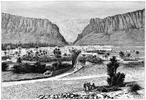 La Garganta de El-Kantara, Túnez de Armand Kohl