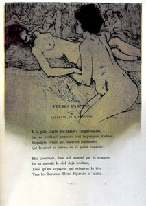 Ilustración de Armand Rassenfosse (1862-1934) para el poema 