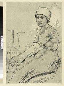 Mujer joven trabajadora de Armand Rassenfosse