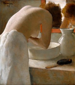Mujer lavando de Armand Rassenfosse