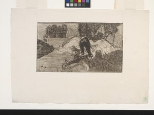 Le Debardeur (El Estibador) (aguafuerte) de Armand Séguin