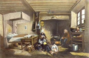Interior de una casa en Royat