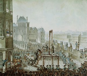 La ejecución de Georges Cadoudal (1771-1804) y sus cómplices, Place de Greve, 25 de junio de 1804 de Armand de Polignac