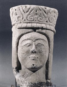 Cabeza de una Reina Armenia, siglo XI o XII de Armenian School