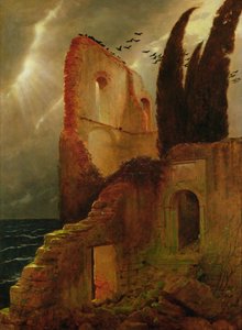 Ruina junto al mar de Arnold Böcklin