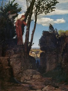 Paisaje típico de los alrededores de Florencia de Arnold Böcklin