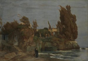 Villa junto al mar II de Arnold Böcklin