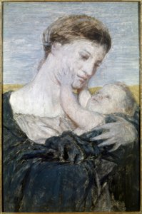 Madre e hijo de Arnold Böcklin