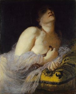 La muerte de Cleopatra (primera versión) de Arnold Böcklin