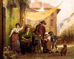 El vendedor de castañas de Arnold Corrodi