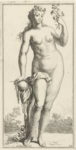 Personificación de la belleza Belleza (título en objeto) Cuarenta y una piezas, varias estatuas de Sinne (título de la serie) de Arnold Houbraken