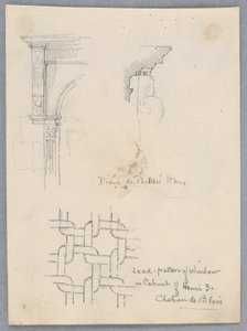Detalles arquitectónicos de la casa de Diane de Poitiers de Arnold William Brunner