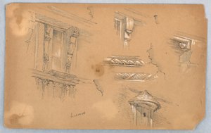 Detalles arquitectónicos en Lisieux