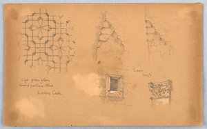 Detalles Arquitectónicos en la Catedral de Lisieux de Arnold William Brunner
