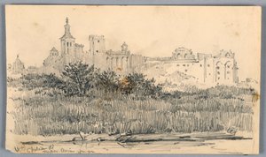Château de Papes, Aviñón de Arnold William Brunner