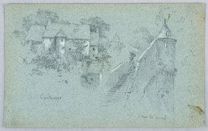 Coutance y Mont St. Michel de Arnold William Brunner