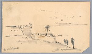 Fuerte en Villefranche de Arnold William Brunner