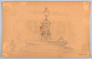 Fuente en Nevers de Arnold William Brunner