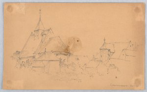 Boceto de Chenonceaux de Arnold William Brunner
