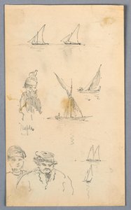 Bocetos en Nápoles de Arnold William Brunner