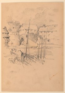 Pequeño puerto pesquero de Arnold William Brunner